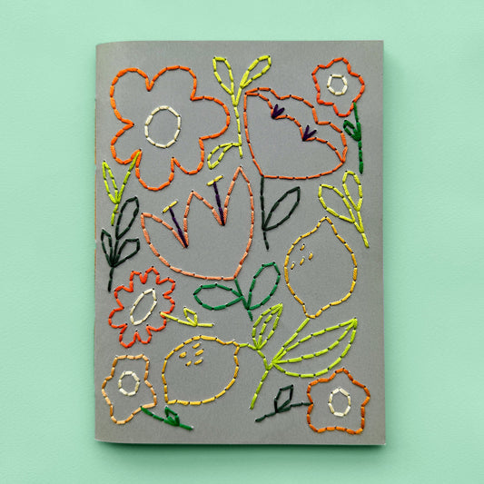 Journaling Set- Botanical Embroidery II