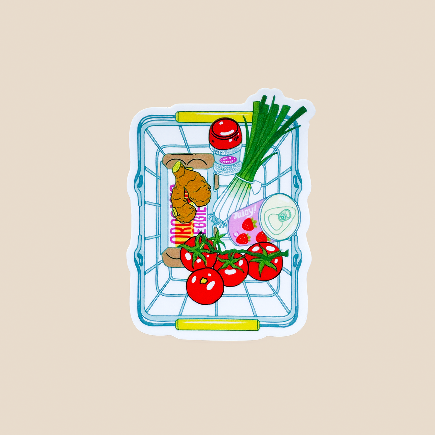 Tomato Egg Vinyl Sticker