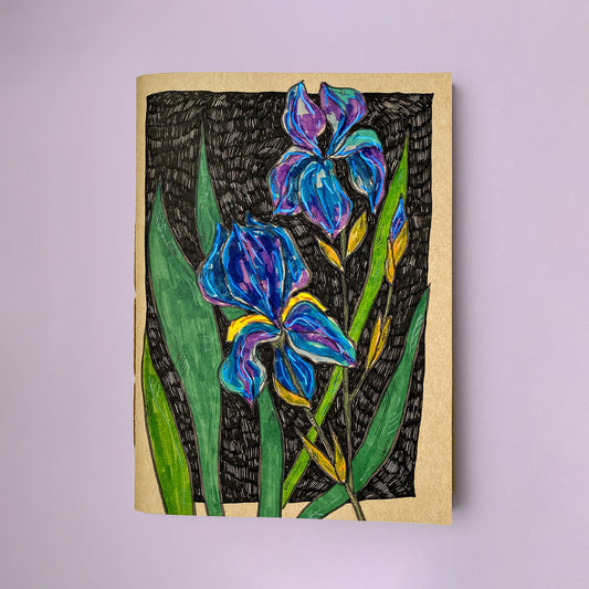 Iris botanical notebook