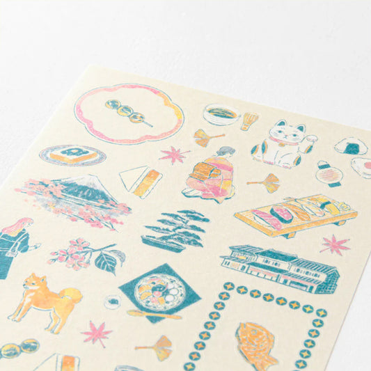 Japanese Motifs Sticker