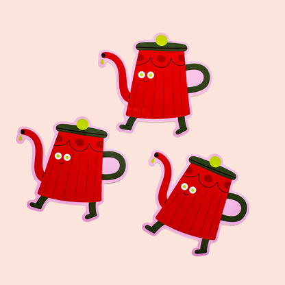 Kettle Vinyl Sticker