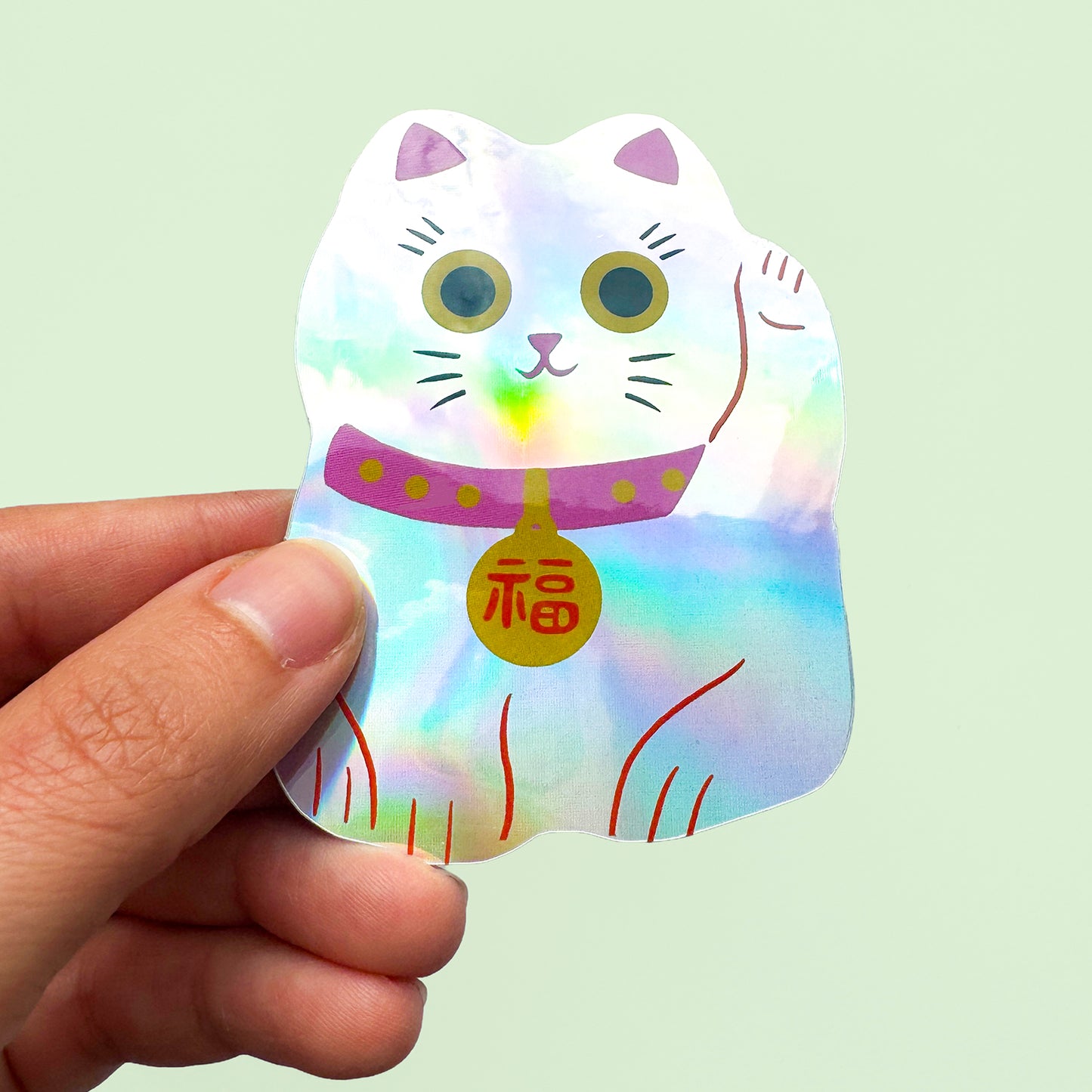 Lucky Cat Sticker