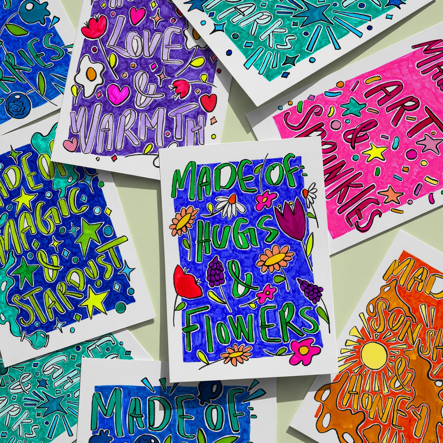 Made of: Art and sprinkles