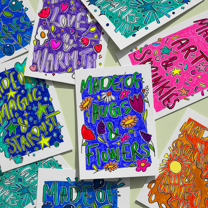 Made of: Art and sprinkles