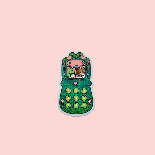 Telefrog Sticker