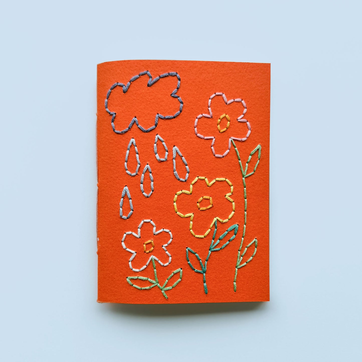 No Rain No Flowers Embroidery Notebook