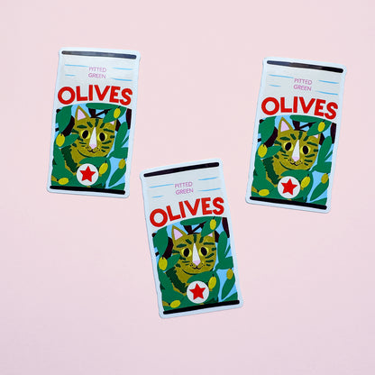 Olive Jar Sticker