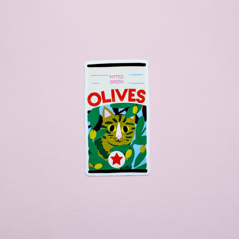 Olive Jar Sticker