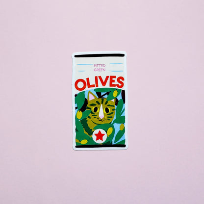 Olive Jar Sticker