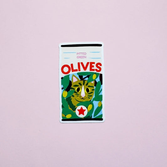 Olive Jar Sticker