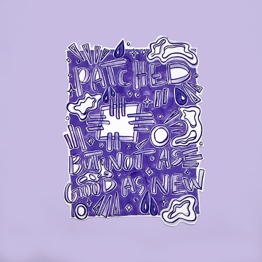 Patchwork sticker