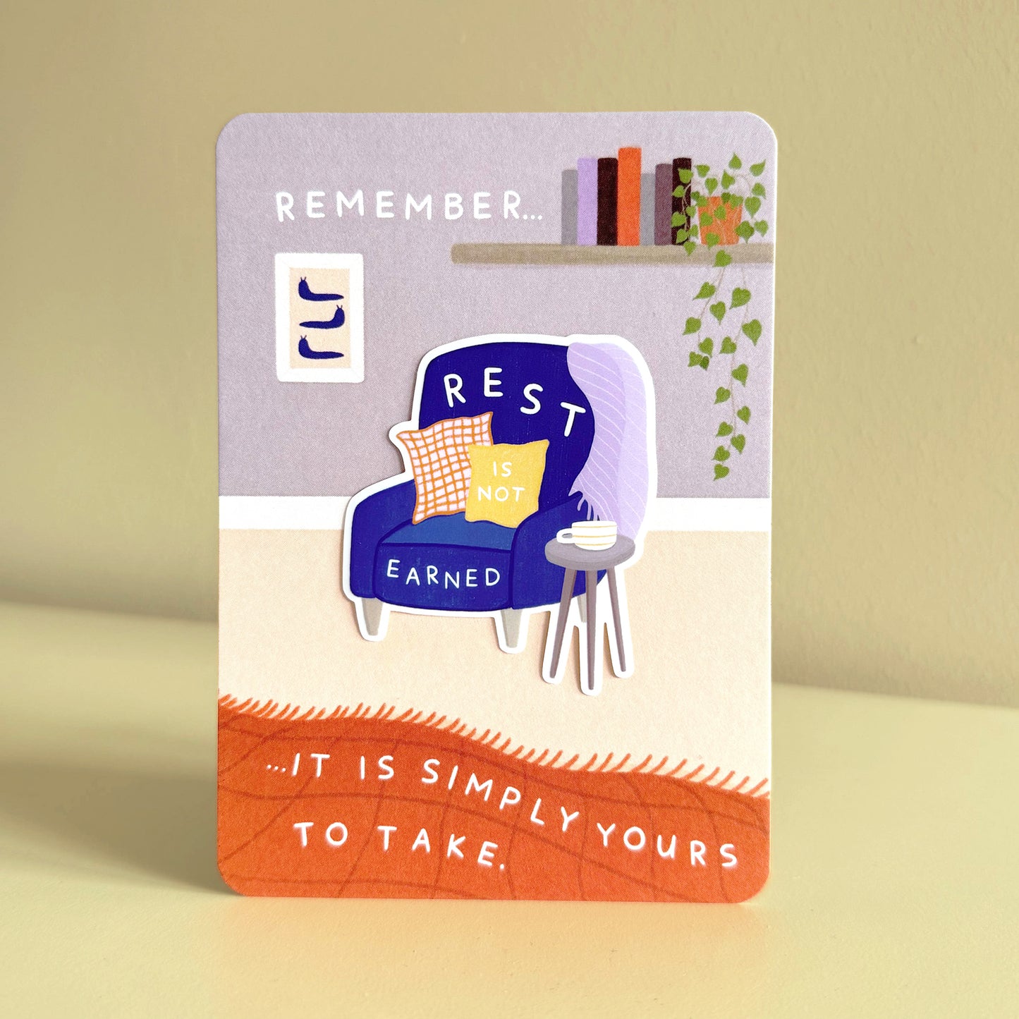 Rest Sticker Card