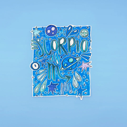 Scorpio Horoscopes Sticker