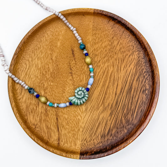 Sea Shell Bead Necklace I