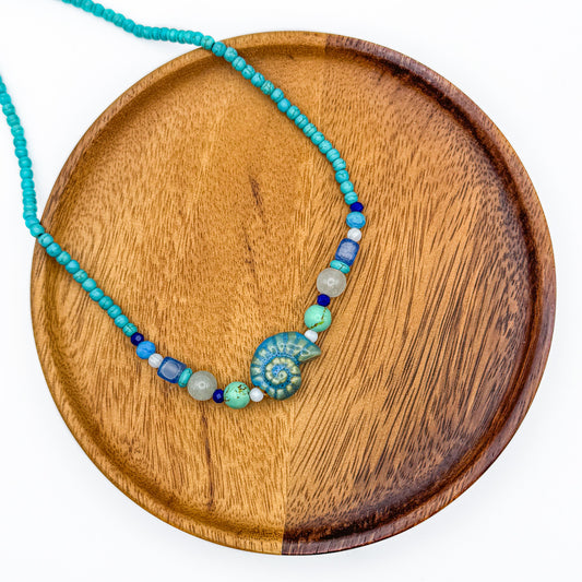 Sea Shell Bead Necklace II