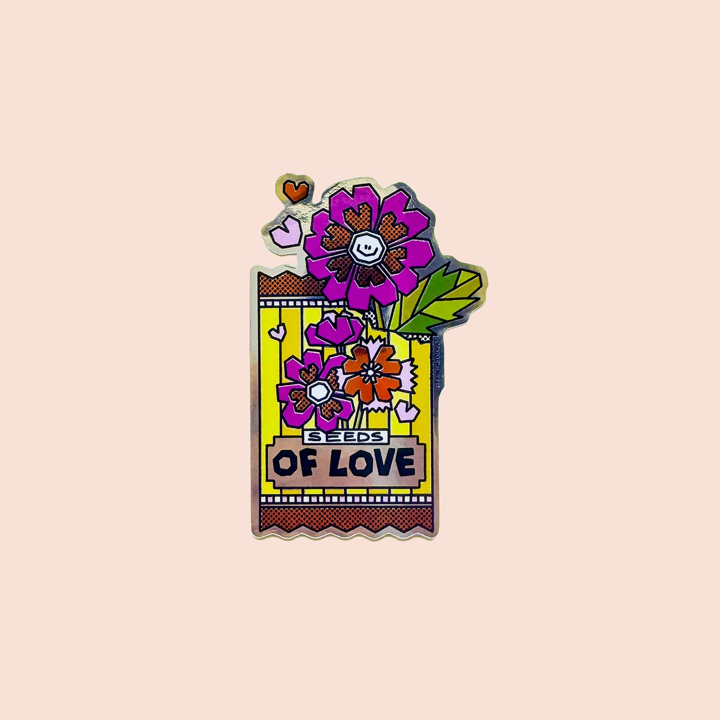 Seeds Of Love Vinyl Sticker