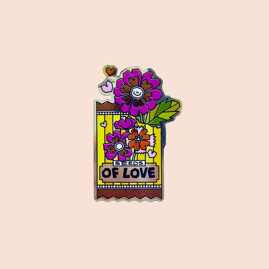 Seeds Of Love Vinyl Sticker