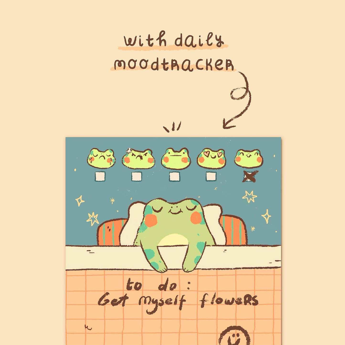 Sleepy Frog Memo Pad