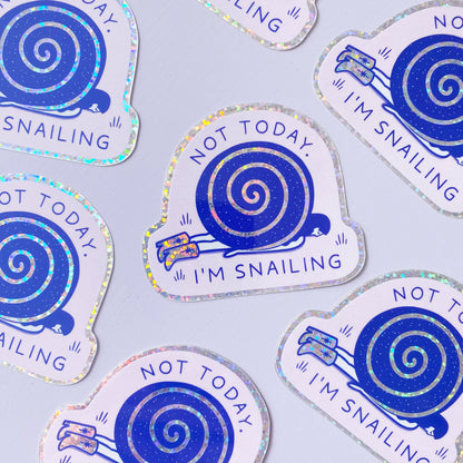 Snailing Vinyl Glitter Sticker