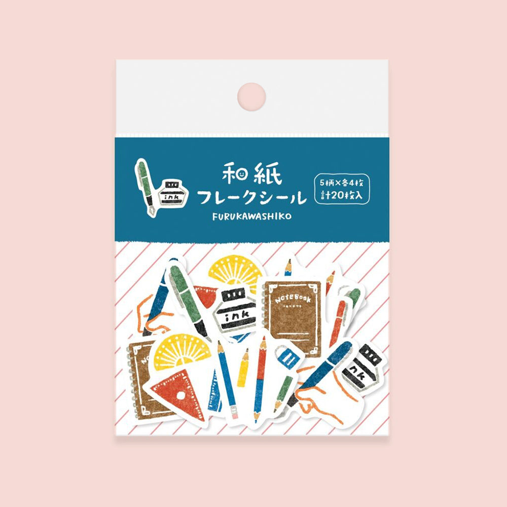 Stationery Washi Flake Stickers