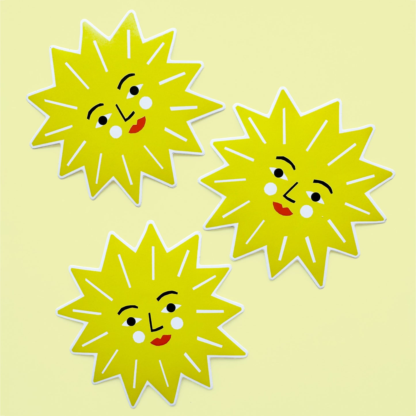 Sun Vinyl Sticker