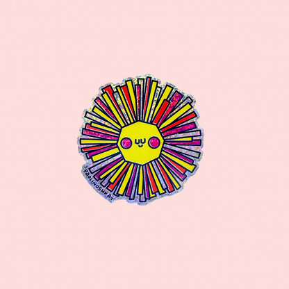Sun Glitter Vinyl Stickers