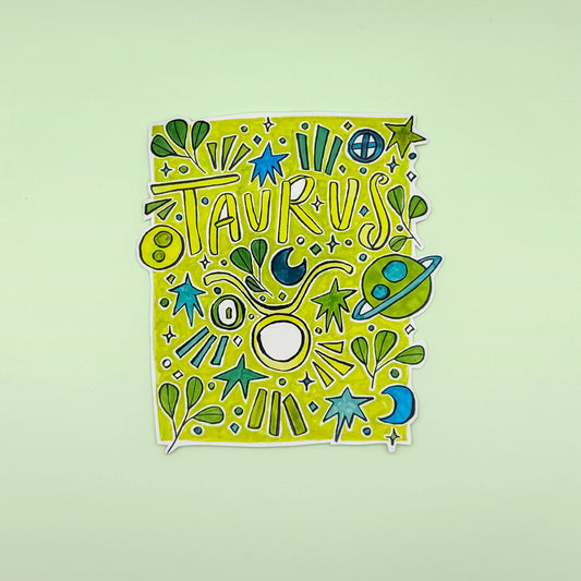 Taurus Horoscopes Sticker