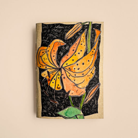Lily botanical notebook