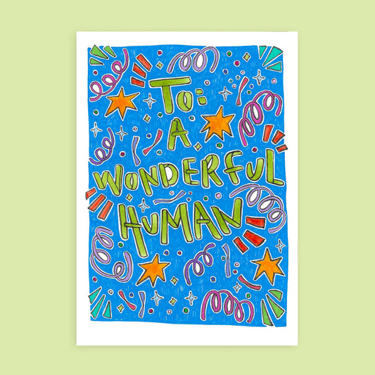 To a wonderful human