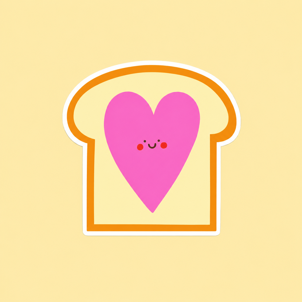 Toast Sticker