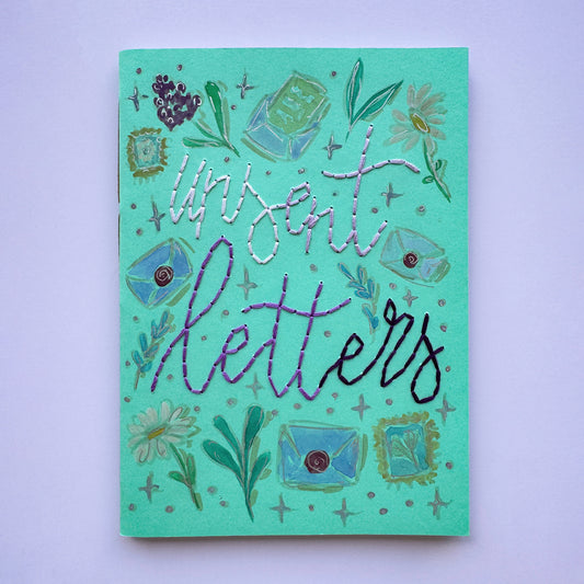 Unsent Letters handmade notebook