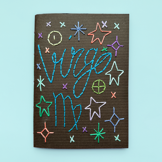 Virgo handmade notebook