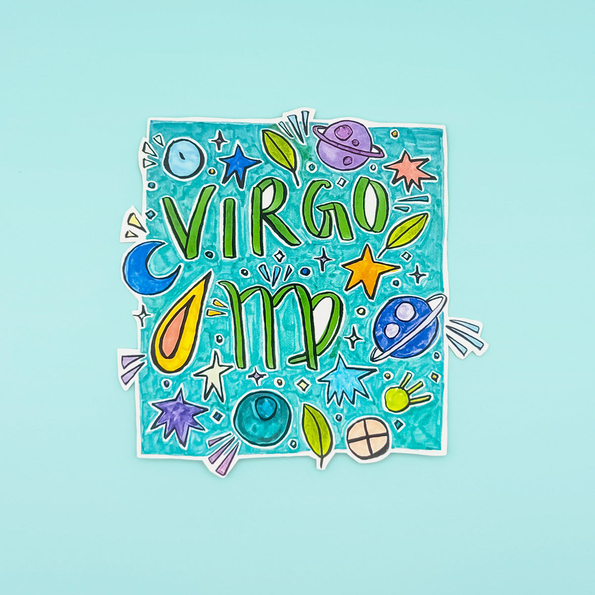 Virgo Horoscopes Sticker