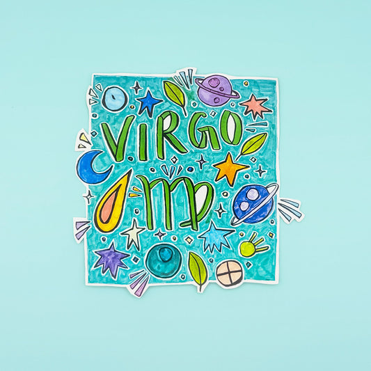 Virgo Horoscopes Sticker