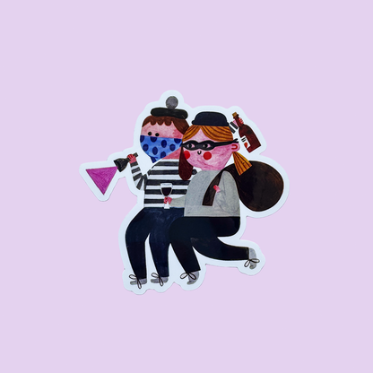 PARTNERS IN WINE sticker