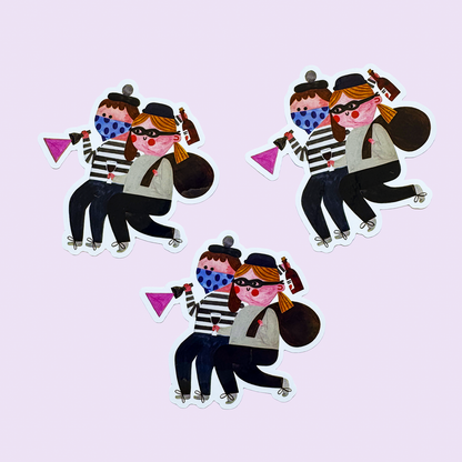 PARTNERS IN WINE sticker