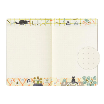 Yuru Log Notebook B6 Cat