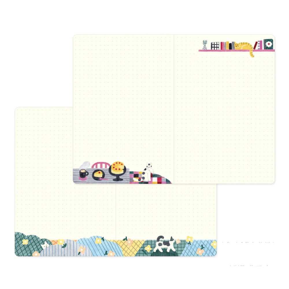 Yuru Log Notebook B6 Cat