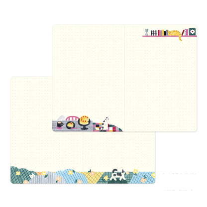 Yuru Log Notebook B6 Cat