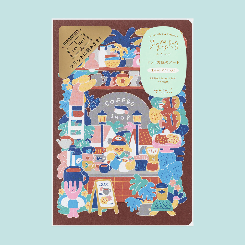 Yuru Log Notebook B6 Coffee Shop