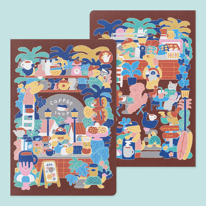 Yuru Log Notebook B6 Coffee Shop