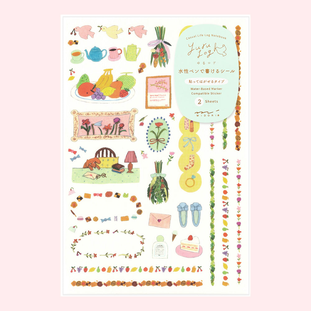 Yuru Log Sticker Two Sheets My Life
