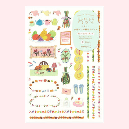 Yuru Log Sticker Two Sheets My Life