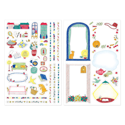 Yuru Log Sticker Two Sheets Daily Life