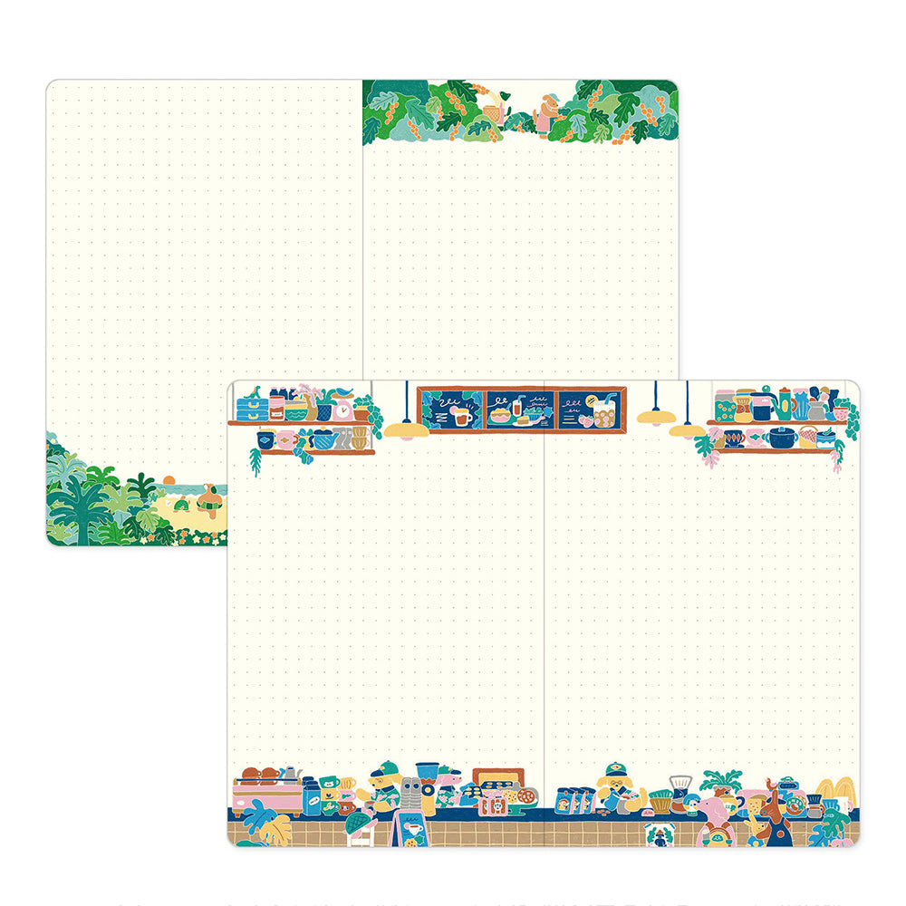 Yuru Log Notebook B6 Coffee Shop