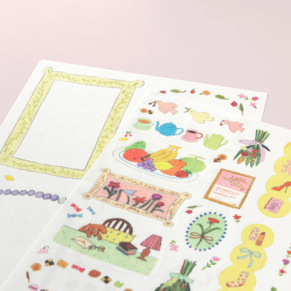 Yuru Log Sticker Two Sheets My Life