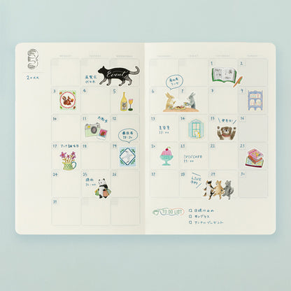 Yuru Log Roll Sticker Animal Emotions