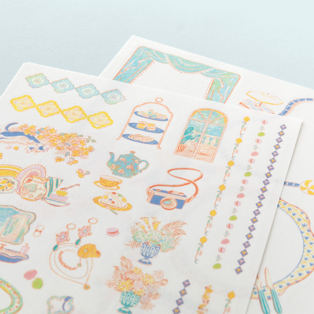 Yuru Log Sticker Two Sheets Travel & Hotel
