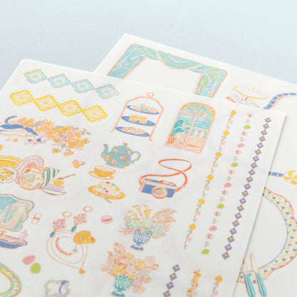 Yuru Log Sticker Two Sheets Travel & Hotel
